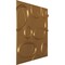 Ekena Millwork 19 5/8in. W x 19 5/8in. H Felix EnduraWall Decorative 3D Wall Panel Covers 2.67 Sq. Ft. WP20X20FEBGL - alternate 5
